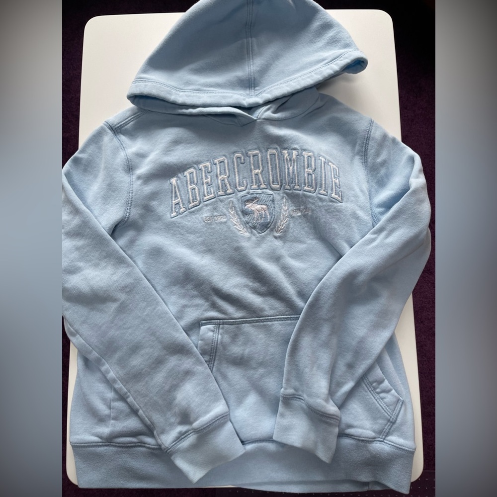 Girls A&F Kids Sweatshirt - light blue (15/16)